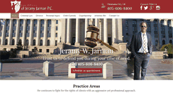 Desktop Screenshot of jarmanlaw.com